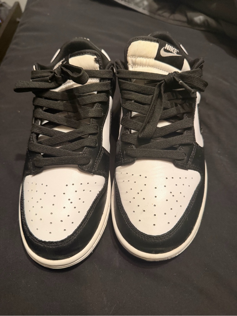 Nike Black and White Low-Top Sneakers